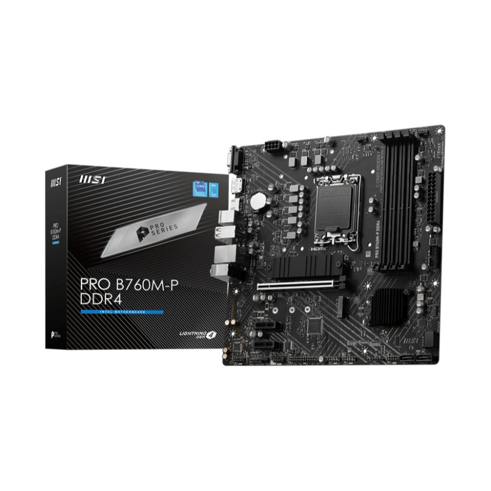 MSI 微星 PRO B760M-P DDR4－M-ATX 主機板 LGA1700／B760 公司貨 光華-細節圖2