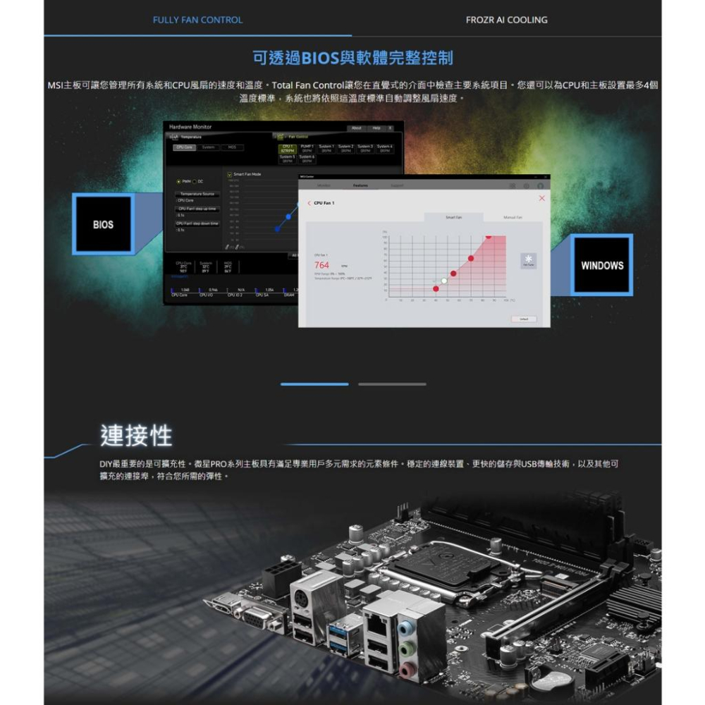 MSI 微星 PRO H610M-E DDR4－M-ATX 主機板 LGA1700／H610 光華商場-細節圖5
