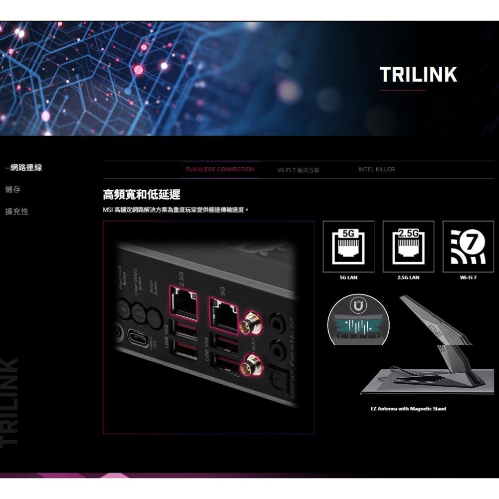 【熱銷】MSI 微星 MPG Z890 CARBON WIFI－ATX 主機板 LGA1851／DDR5 光華-細節圖8