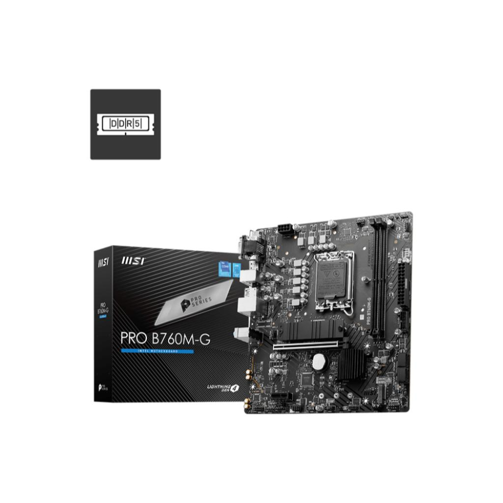 MSI 微星 PRO B760M-G(DDR5) 主機板 M-ATX/DDR5/LGA1700 光華商場-細節圖2