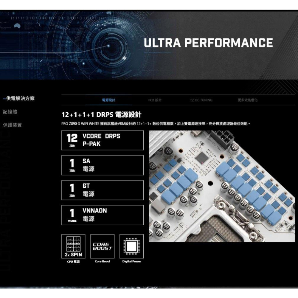 MSI 微星 PRO Z890-S WIFI WHITE－ATX 主機板 LGA1851／DDR5 光華-細節圖6