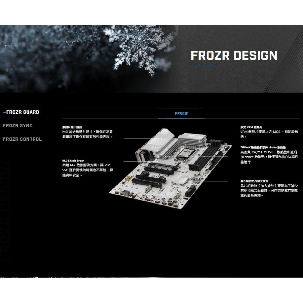 MSI 微星 PRO Z890-S WIFI WHITE－ATX 主機板 LGA1851／DDR5 光華-細節圖7