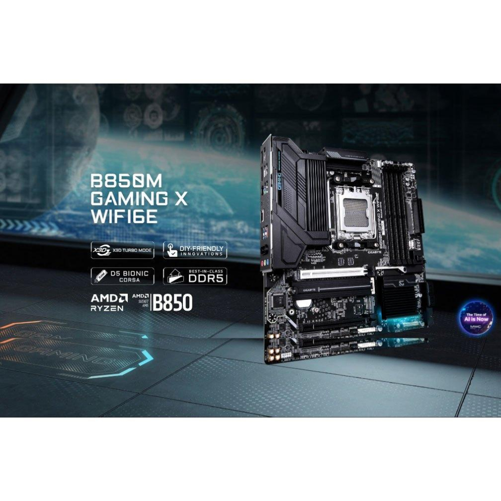 Gigabyte 技嘉 B850M GAMING X WIFI6E－M-ATX 主機板 AM5／DDR5／B850 光華-細節圖3