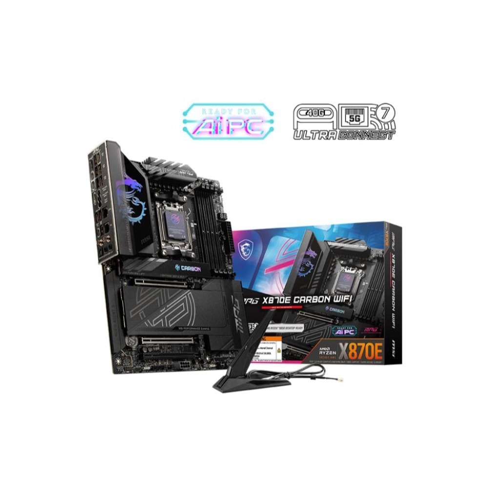 MSI 微星 MPG X870E CARBON WIFI－ATX 主機板 DDR5/AM5/WI-FI 7 光華商場-細節圖2