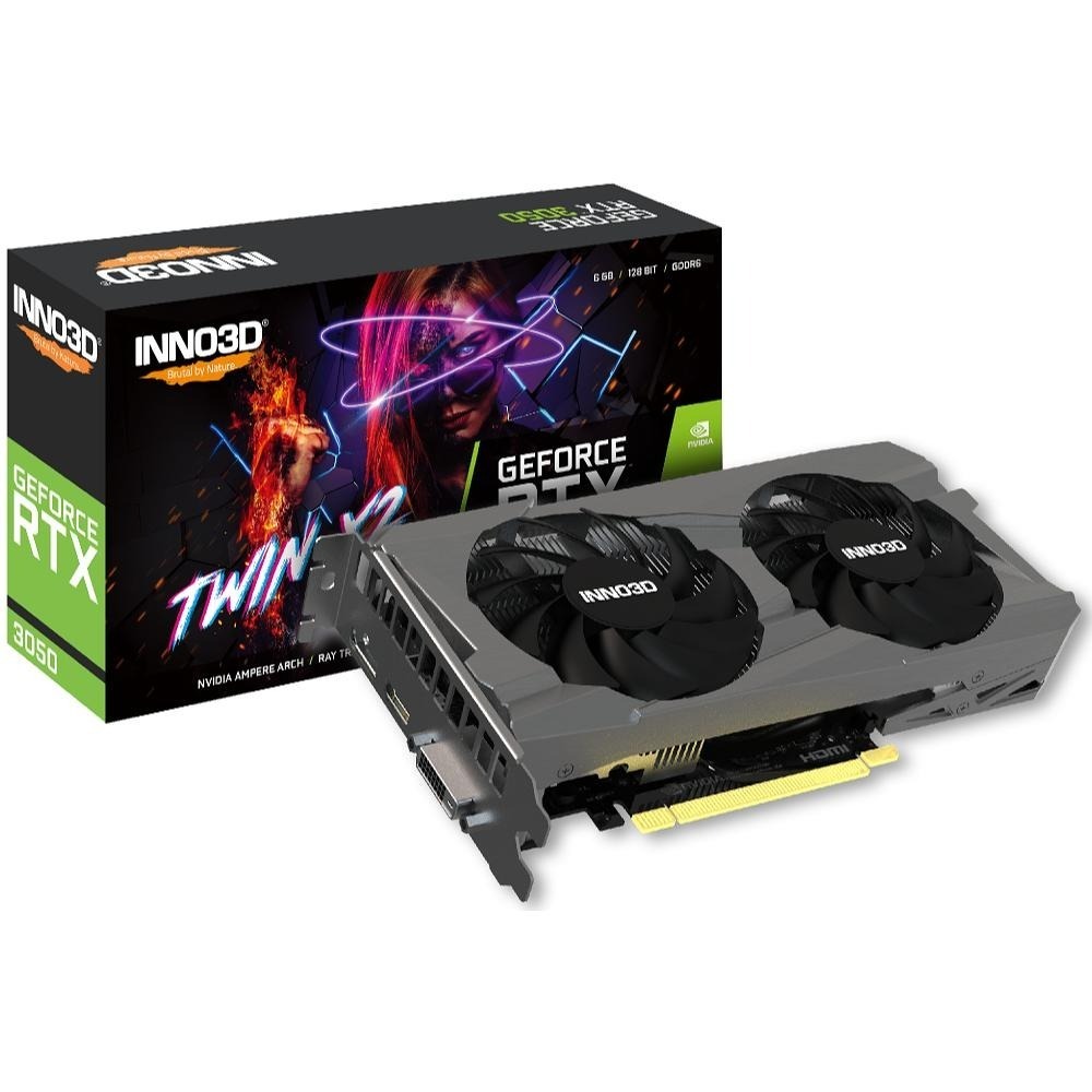 INNO3D 映眾 RTX3050 6GB GDDR6 TWIN X2 顯示卡 RTX 3050 光華-細節圖2