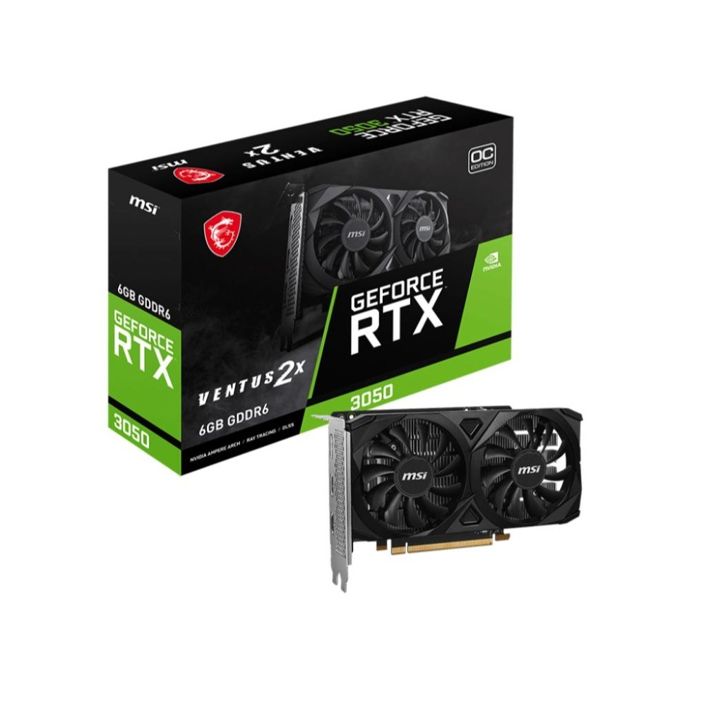 MSI 微星 GeForce RTX3050 VENTUS 2X E 6G OC 顯示卡 RTX 3050 光華-細節圖2