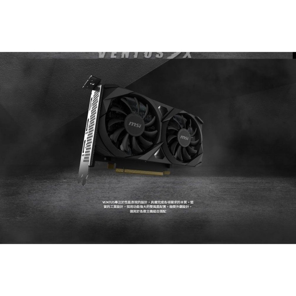 MSI 微星 GeForce RTX3050 VENTUS 2X E 6G OC 顯示卡 RTX 3050 光華-細節圖3