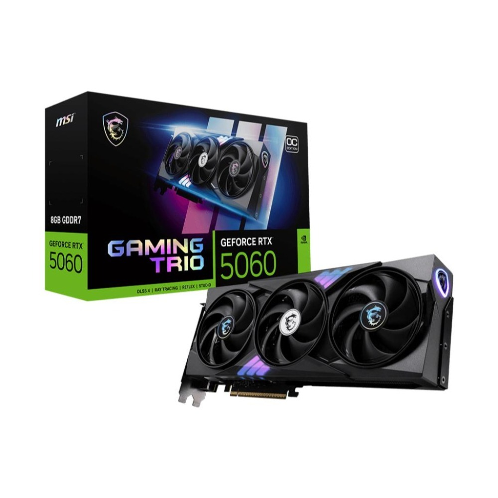 MSI 微星 GeForce RTX 5060 8G GAMING TRIO OC 顯示卡 RTX5060-細節圖2