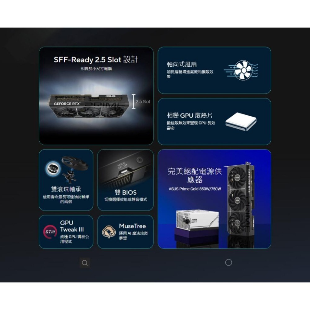 ASUS 華碩 PRIME GeForce RTX 5070 12GB GDDR7 OC 顯示卡 RTX5070 光華-細節圖4