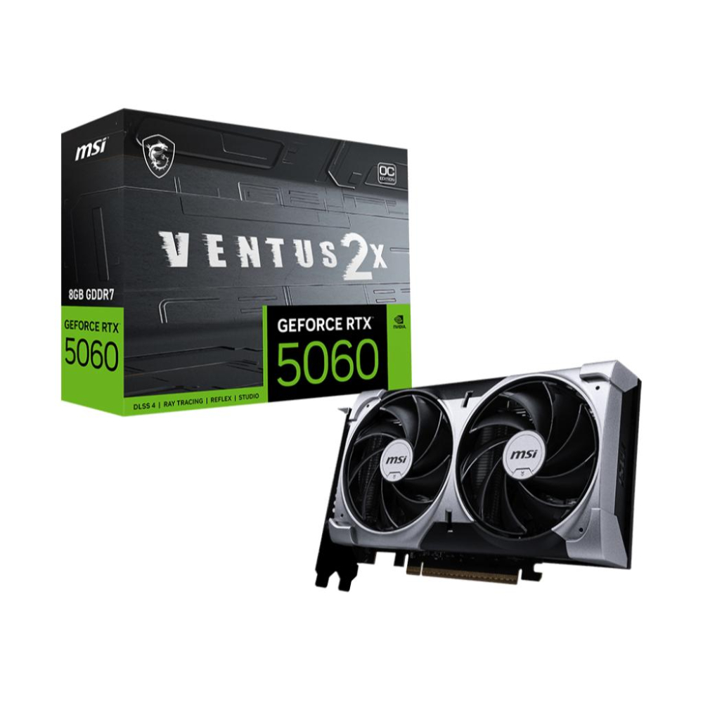 MSI 微星 GeForce RTX 5060 8G VENTUS 2X OC 顯示卡 RTX5060-細節圖2