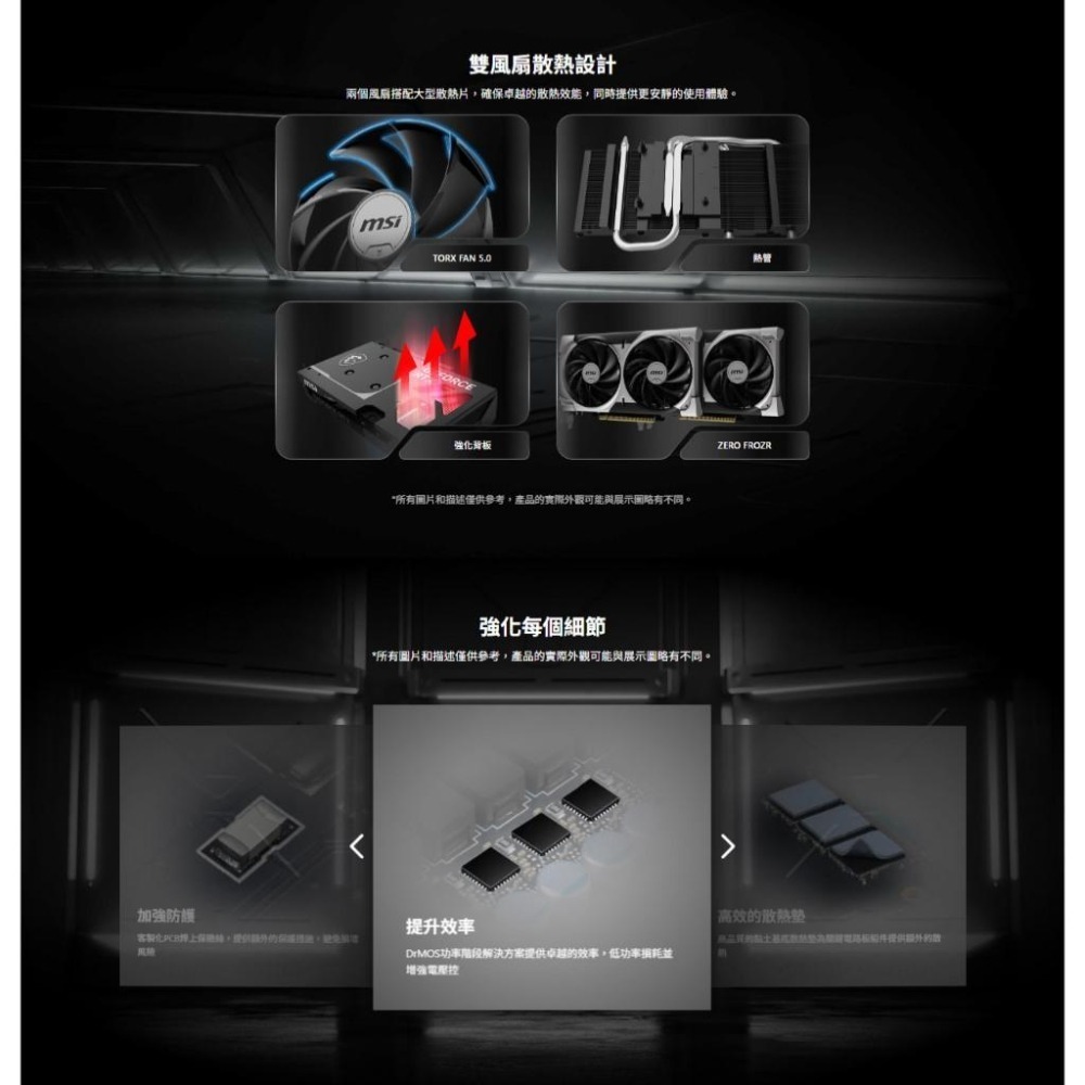 MSI 微星 GeForce RTX 5060 8G VENTUS 2X OC 顯示卡 RTX5060-細節圖5