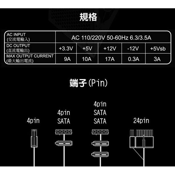 Mavoly 松聖 DUKE M400 400W 電源供應器 工業包 裸裝 400M-12 POWER 光華商場-細節圖5