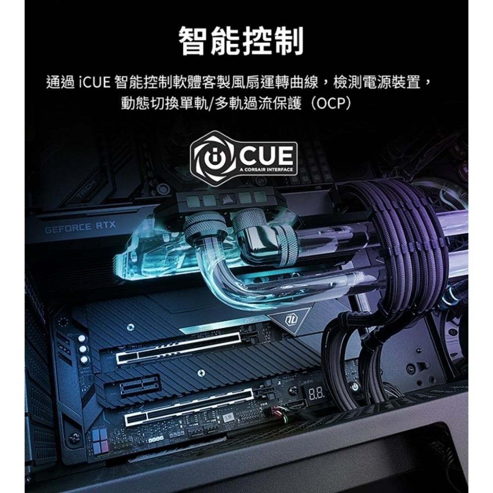 CORSAIR 海盜船 HX1000i HX1500i 80Plus 白金牌 ATX 3.0 電源供應器 光華商場-細節圖6