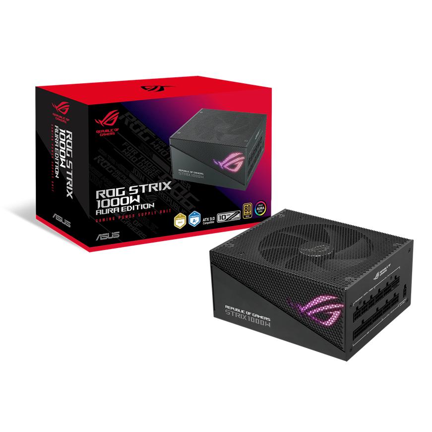 ASUS 華碩 ROG STRIX 1000G AURA GAMING 1000W 電源供應器 WHITE 光華-細節圖2