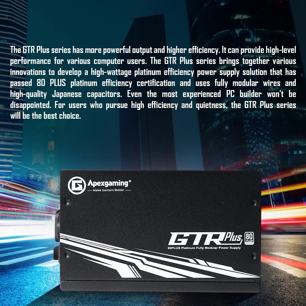 Apexgaming 艾湃 GTR Plus-1000M－1000W 白金牌 ATX 3.1 電源供應器 七年保 光華-細節圖5