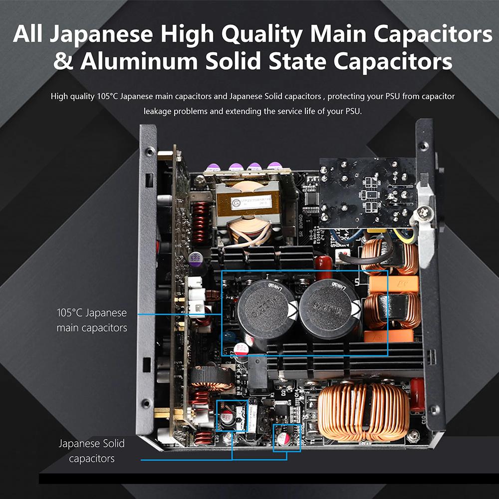 Apexgaming 艾湃 GTR Plus-1000M－1000W 白金牌 ATX 3.1 電源供應器 七年保 光華-細節圖8