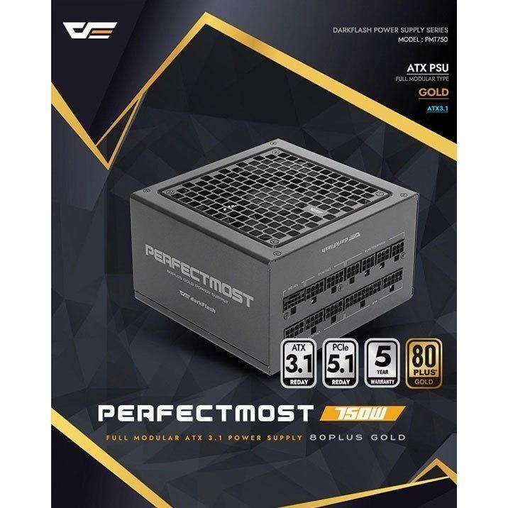 darkFlash 大飛 PMT750／PMT850－750W／850W 金牌 ATX3.1 電源供應器 十年保 光華-細節圖3