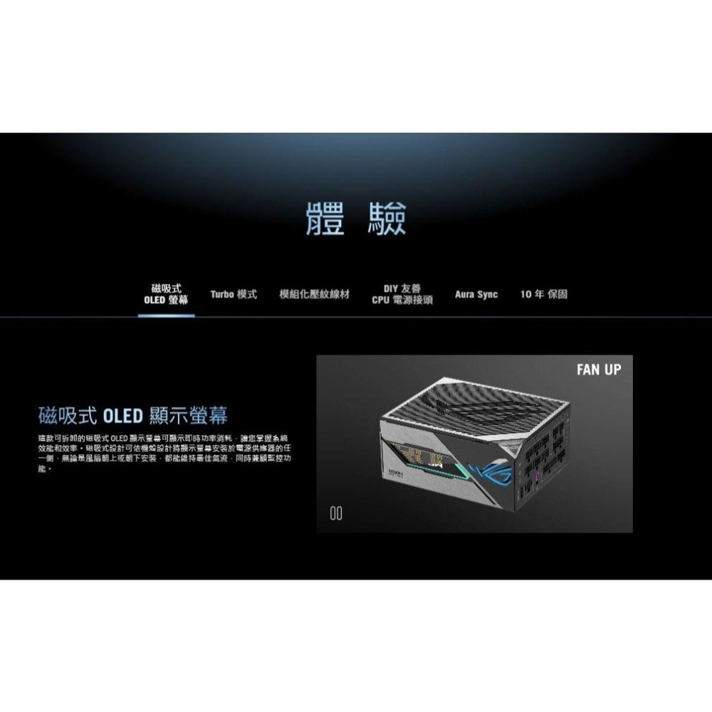 ASUS 華碩 ROG THOR III－1000W／1200W 白金牌 ATX3.1 電源供應器 十年保 電供 光華-細節圖6