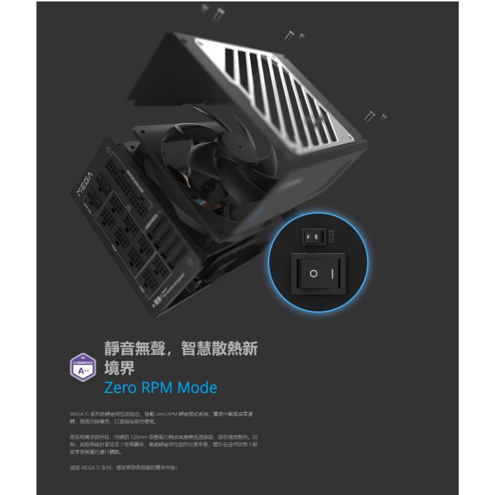 FSP 全漢 MEGA TI MIT－1350W／1650W 鈦金牌 ATX 3.1 電源供應器 十年保 光華 公司貨-細節圖7