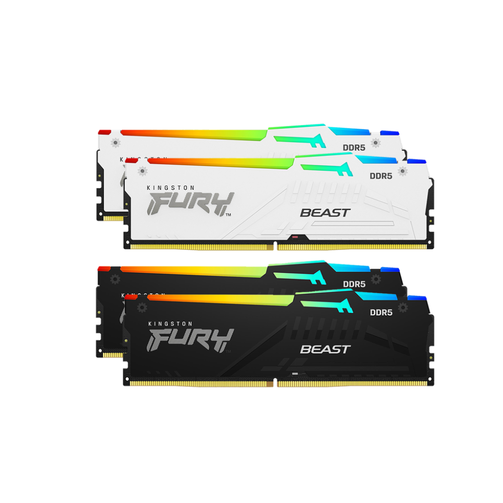 Kingston 金士頓 FURY Beast RGB 獸獵者 DDR5 5600／C36／32G／64G 雙通道記憶體-細節圖2