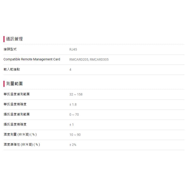 Cyber​​Power 碩天 Envirosensor 環境偵測器 RJ45 機房 偵測器 檢測器 溫度 濕度 光華-細節圖5