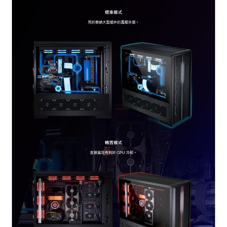 【免運直送】LIAN LI 聯力 V3000 PLUS ATX 雙玻璃透側機殼 黑色 水冷機殼-細節圖4
