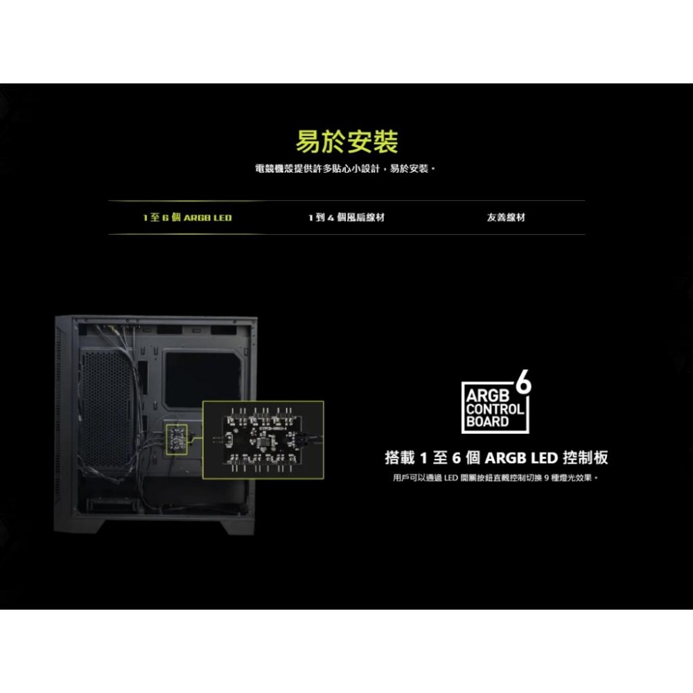 MSI 微星 MAG FORGE 320R AIRFLOW－ATX 電腦機殼 卡長390／U高160／4x預裝風扇 光華-細節圖7