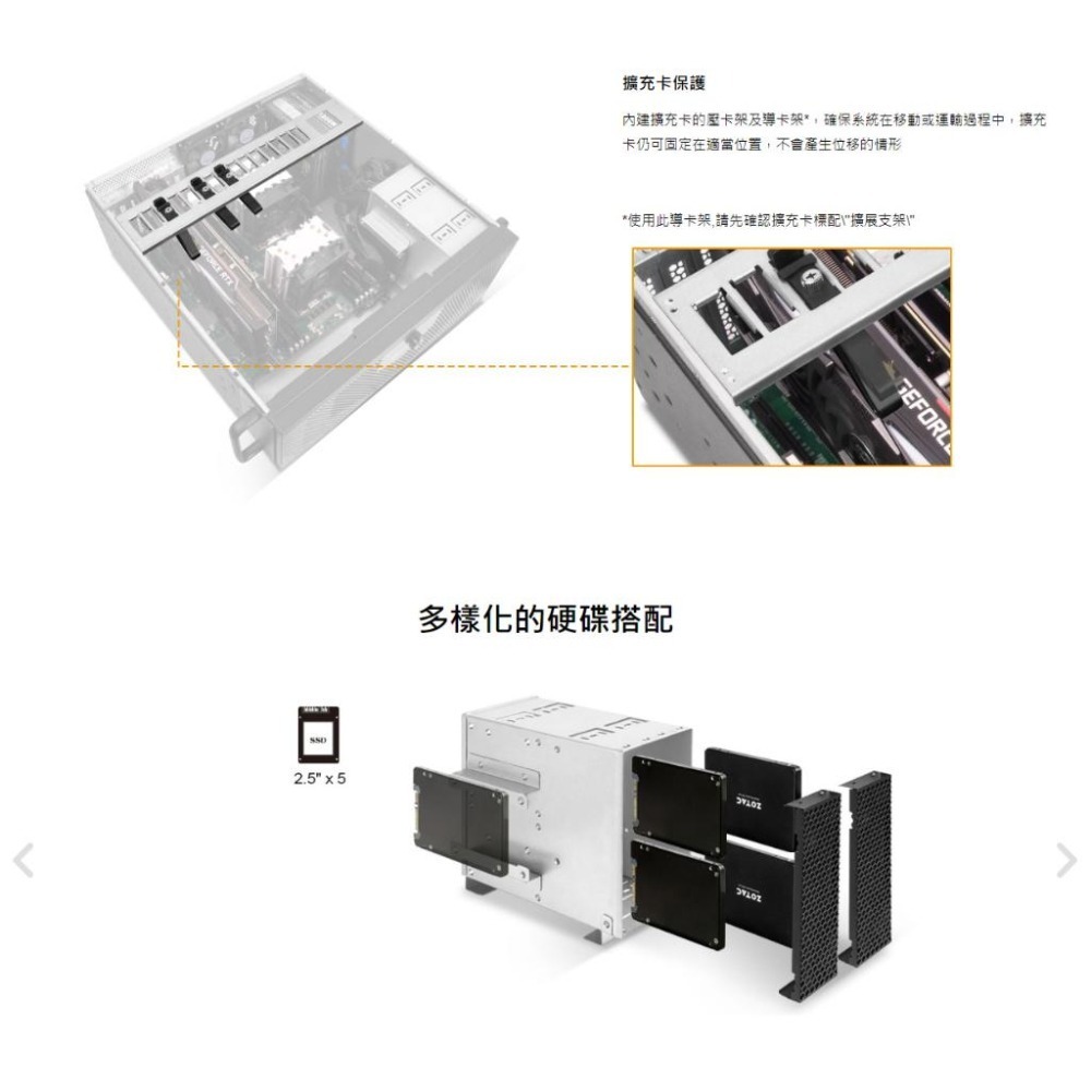 SilverStone 銀欣 SST-RM42-502 4U 機架式伺服器機殼 伺服器機殼 機殼 伺服器 水冷 光華-細節圖5