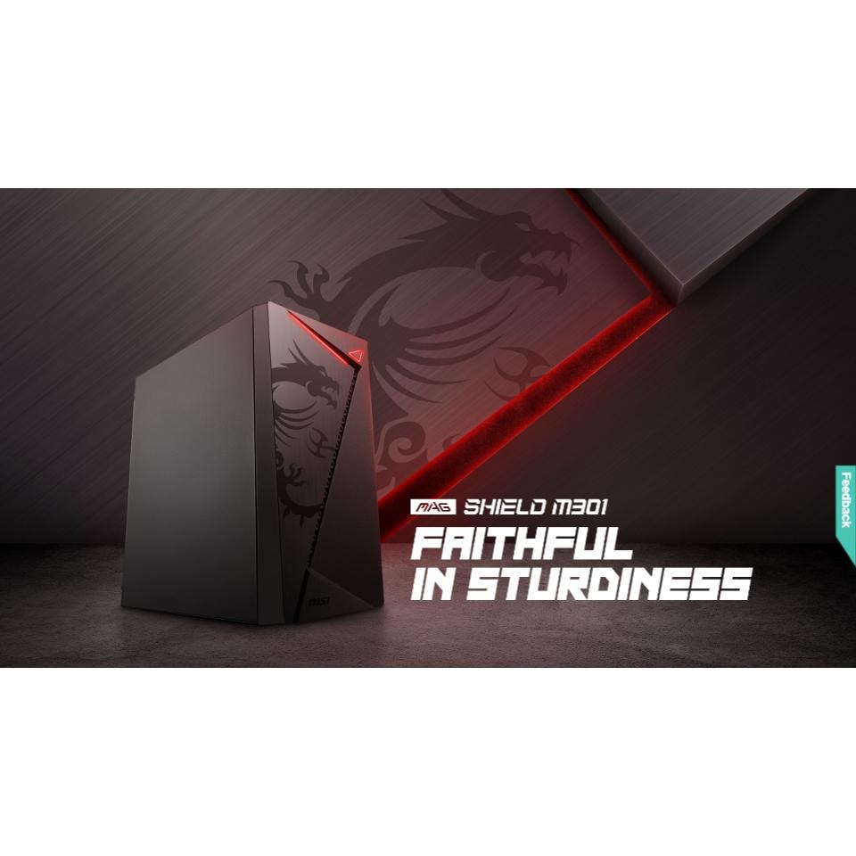 MSI 微星 MAG SHIELD M301 電腦機殼 顯卡長25 散熱高16 M-ATX 光華商場-細節圖3