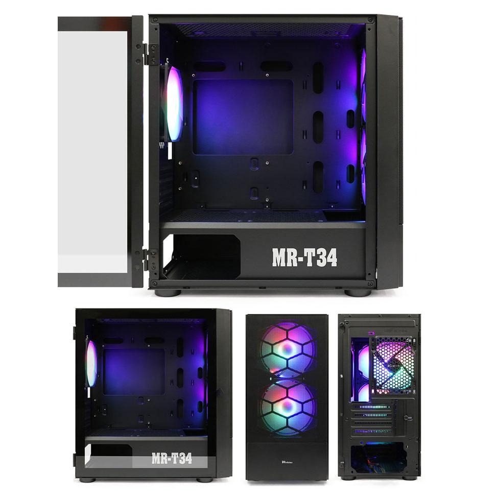Infotec 英富達 MR-T34－M-ATX 電腦機殼 RGB 玻璃透測 INF-CS-MR-T34 機殼 光華-細節圖6