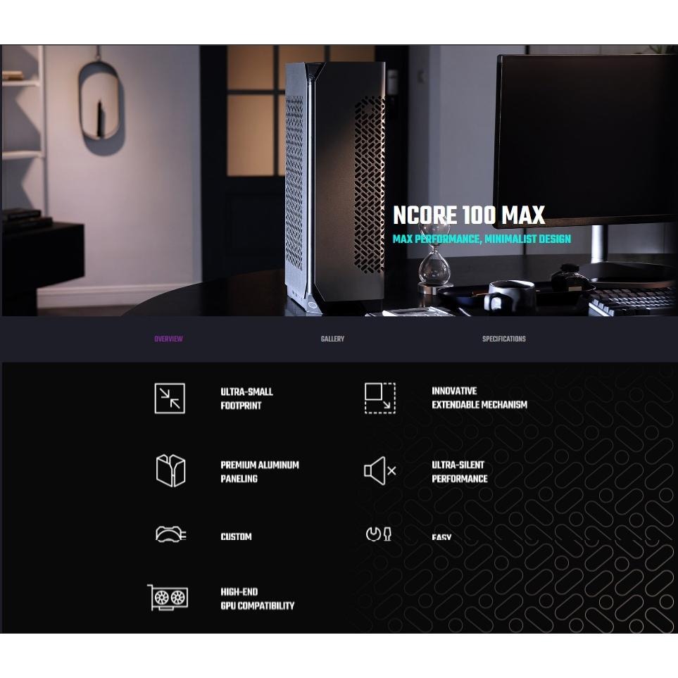 CoolerMaster 酷碼 Ncore 100 MAX 電腦機殼 附電源 水冷套件 ITX 顯卡長337 光華商場-細節圖3
