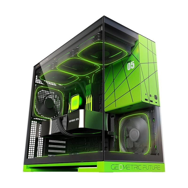 Geometric Future 幾何未來 Model 5 悟空－E-ATX 電腦機殼 玻璃海景 全景機殼 五風扇 光華-細節圖5