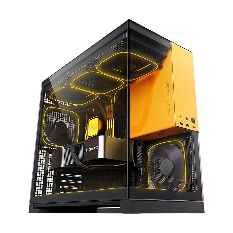 Geometric Future 幾何未來 Model 5 悟空－E-ATX 電腦機殼 玻璃海景 全景機殼 五風扇 光華-細節圖6