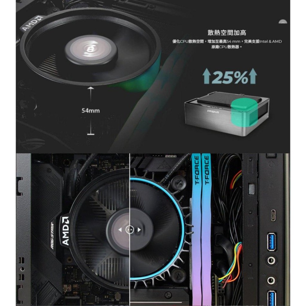 InWin 迎廣 Chopin Max－ITX 電腦機殼 U高54／200W金牌電供 迷你機殼 光華-細節圖4