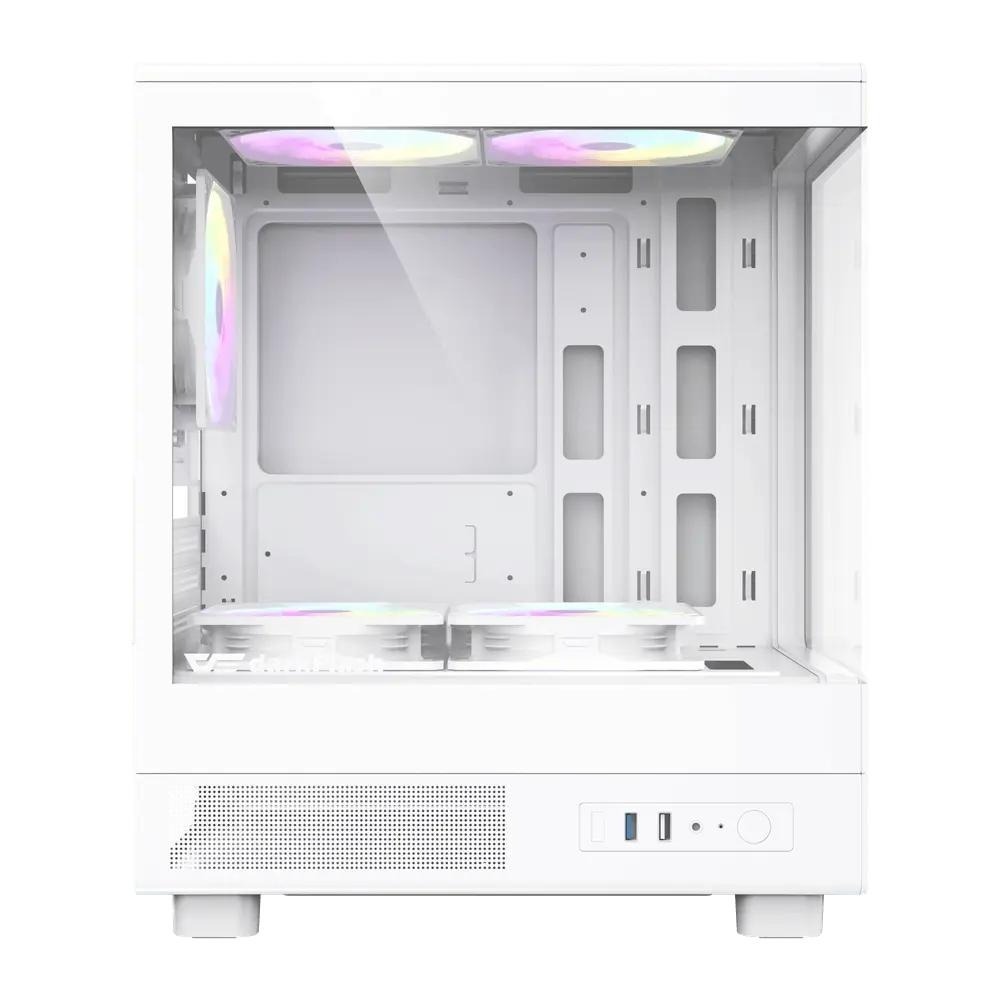 darkFlash 大飛 MOTI Mini 鏡之小島－M-ATX 電腦機殼 U高180／卡長305／5x預裝扇 光華-細節圖8
