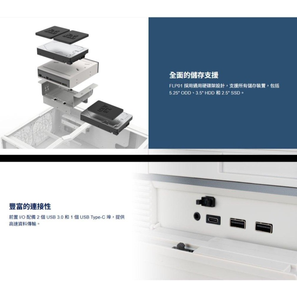 SilverStone 銀欣 FLP01－ATX HTPC復古機箱 U高138／1x預裝風扇 電腦機殼 光華商場 公司貨-細節圖4