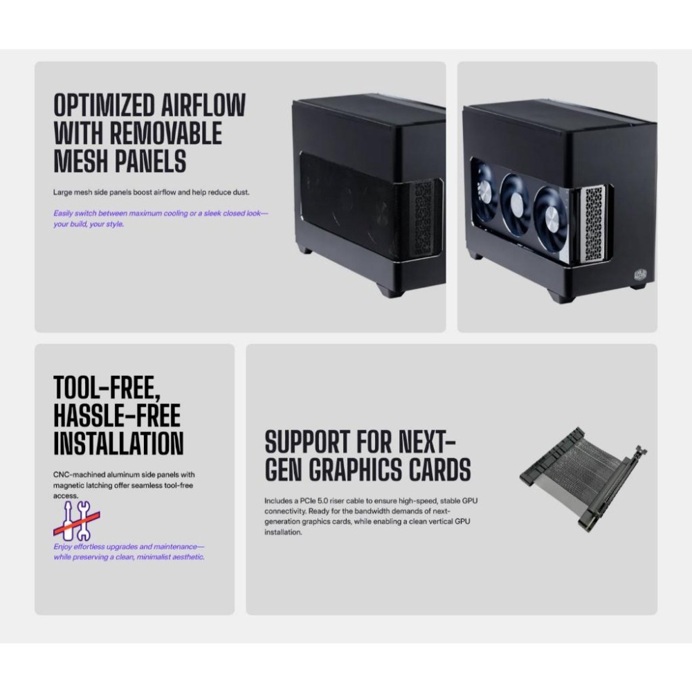 CoolerMaster 酷碼 NR200P V3－ITX 電腦機殼 U高70／卡長361 SSF 光華商場 公司貨-細節圖6