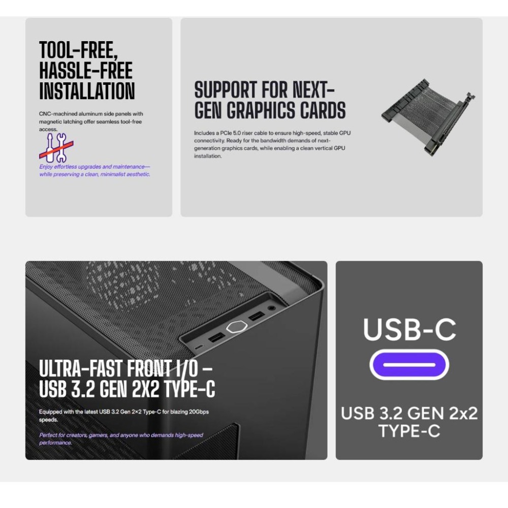 CoolerMaster 酷碼 NR200P V3－ITX 電腦機殼 U高70／卡長361 SSF 光華商場 公司貨-細節圖7