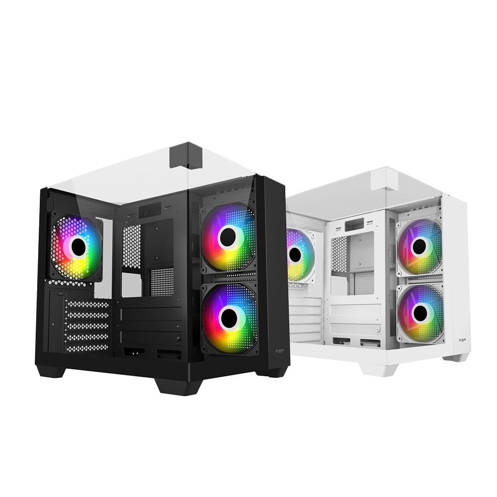 FSP 全漢 S190 M-ATX 電腦機殼 U高155／卡長325／3x預裝風扇 光華商場 公司貨-細節圖2