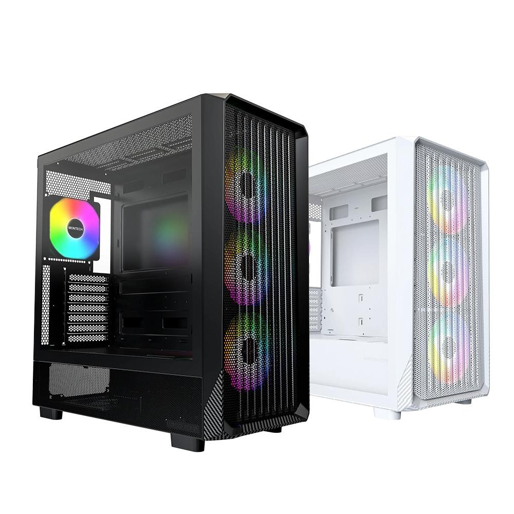 Montech 君主 X5／X5M－ATX 電腦機殼 U高165／卡長405／4x預裝風扇 M-ATX 光華-細節圖2