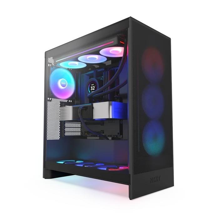 NZXT 恩傑 H7 Flow RGB (2024)－ATX 電腦機殼 U高185／卡長410／3x預裝RGB風扇 光華-細節圖3