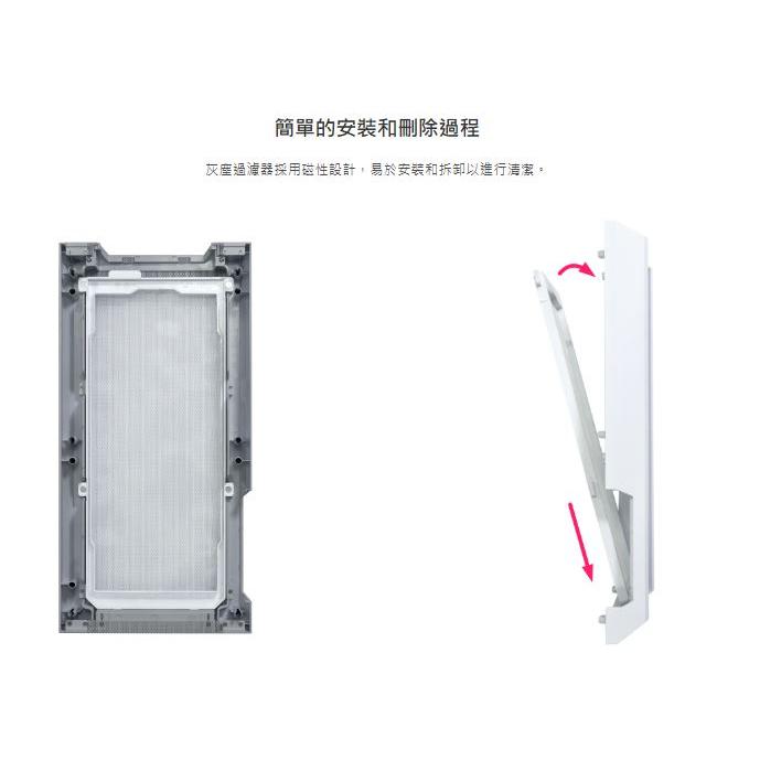 LIAN LI 聯力 LAN216-2 黑 白 LANCOOL216 專用濾網 216-2X 216-2W 光華商場-細節圖4