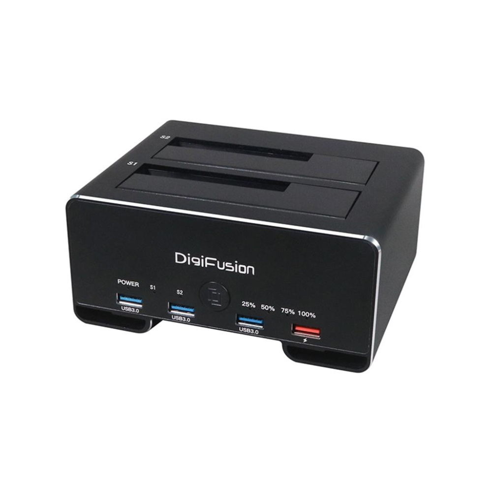 Digifusion 伽利略 CU3H09B 3.5吋 雙SATA 鋁合金硬碟拷貝機 + HUB 外接硬碟座 光華商場-細節圖2