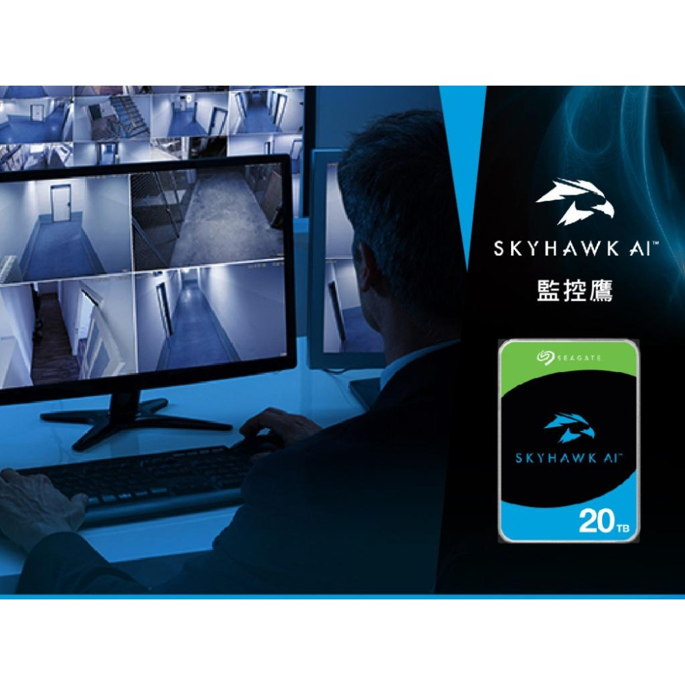 Seagate 希捷 SkyHawk AI 監控鷹 10TB 3.5吋 HDD 監控硬碟 ST10000VE001 光華-細節圖3