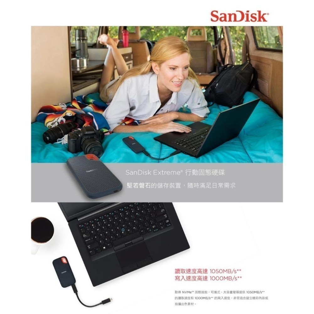 SanDisk Extreme E61 4TB／8TB 行動固態硬碟 SSD 4T/8T 外接硬碟 外接式硬碟 光華-細節圖3