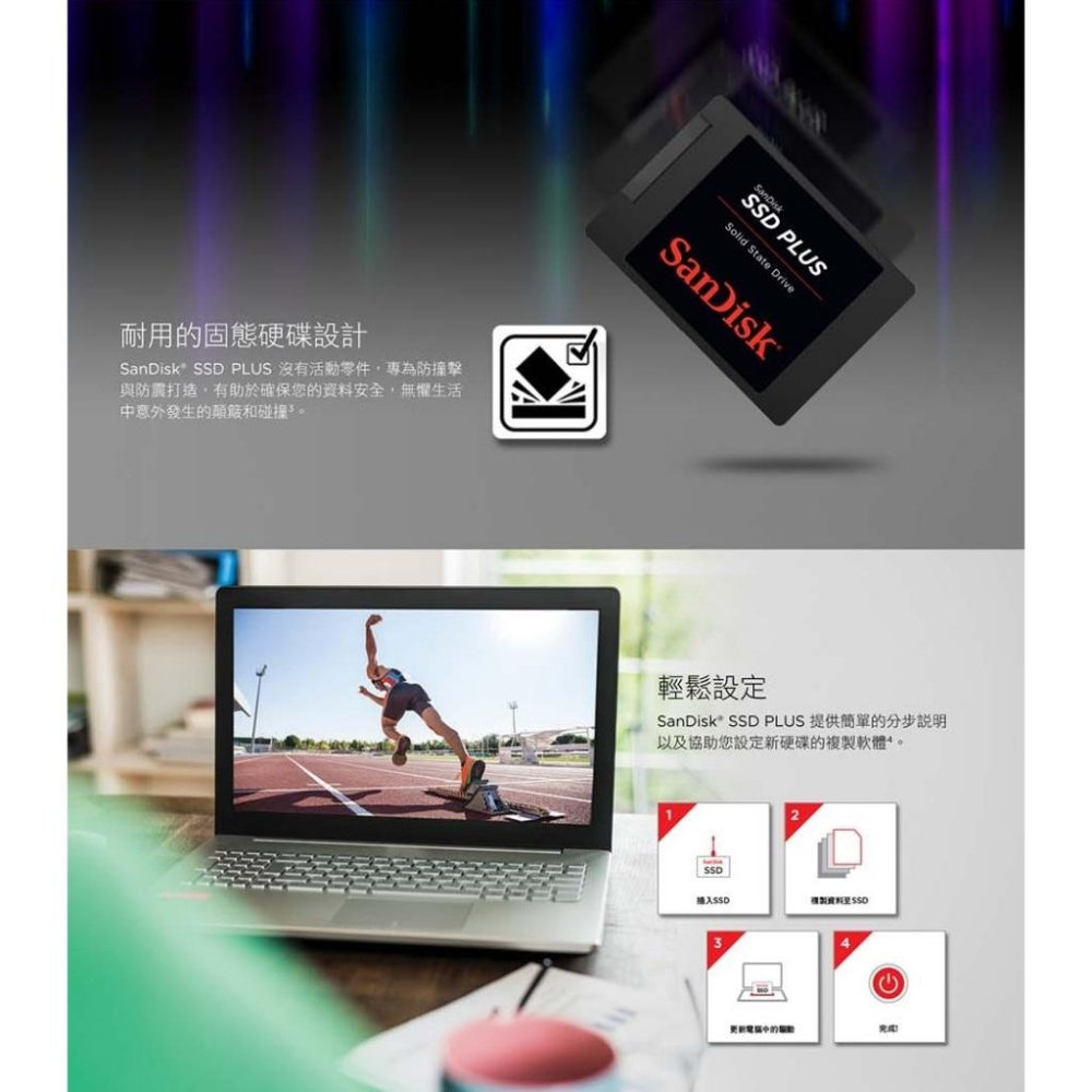SanDisk SSD PLUS 240GB 480GB 2.5吋 SATAIII 固態硬碟 進化版 光華商場-細節圖4