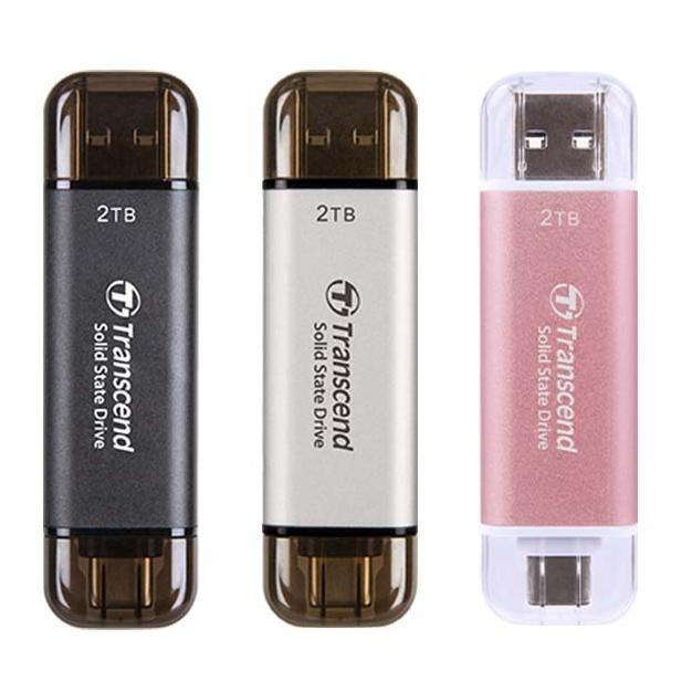 【台灣製造】Transcend 創見 ESD310 512G 1T 2T 雙介面固態行動碟 外接SSD 外接硬碟 光華-細節圖2