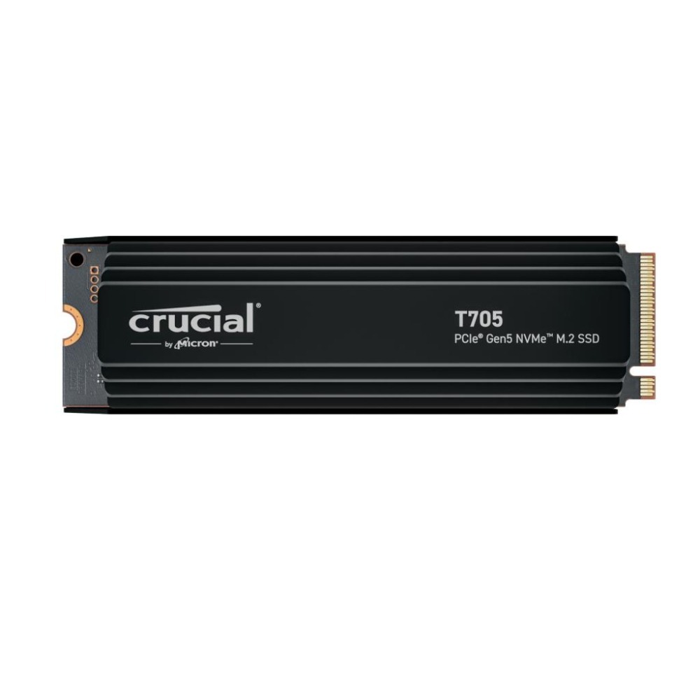 Micron 美光 Crucial T705 1TB/2TB/4TB 黑色 白色限量款 Gen5 SSD 固態硬碟-細節圖7