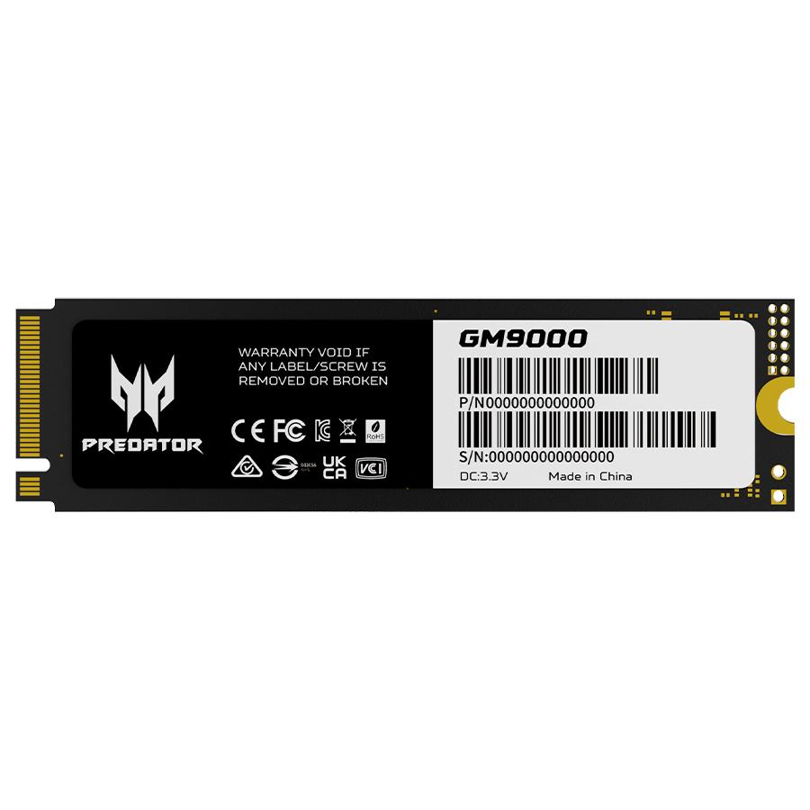 Acer Predator GM9000 1TB/2TB/4TB M.2 2280 PCIe Gen5 SSD固態硬碟-細節圖2