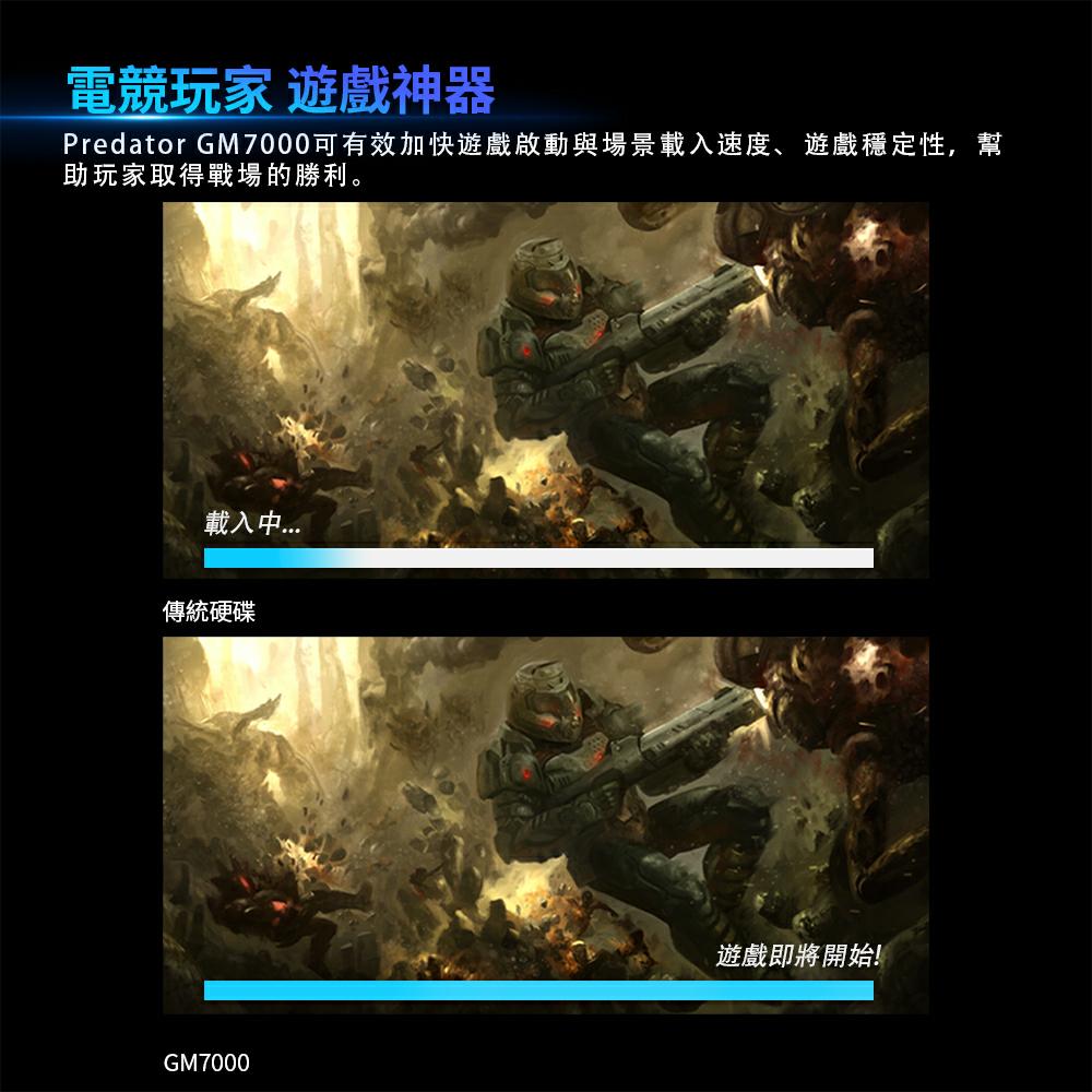 Acer 宏碁 Predator GM7000 M.2 PCIe 4.0 SSD固態硬碟 內附鋁合金散熱片 光華商場-細節圖6